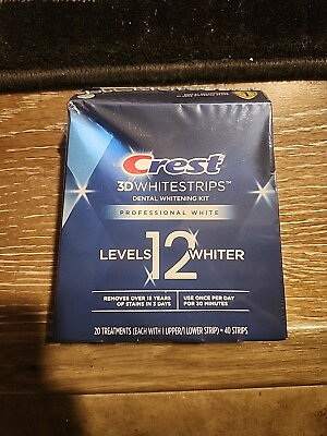 #ad Crest 3D Whitestrips Professional Effects 18 Levels Whiter Exp 8 25 BRAND NEW $29.99