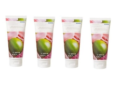 #ad Korres Body Milk Refreshing and Hydrating Ginger Lime 200ml 8.76 fl.oz X4 NEW $71.85
