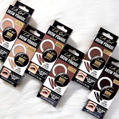 #ad New L.A. GIRL BROW POMADE Water Resistant Long Lasting Gel Brush Multicolor $5.99