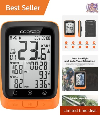 #ad Wireless GPS Bike Computer Bluetooth ANT Waterproof Auto Backlight 2.4 $65.97