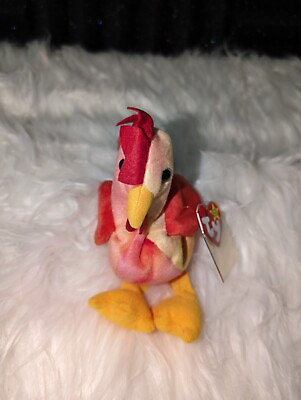 #ad Strut 9 Rare Tag Errors PVC Pellets Beanie Baby Rare Ty Rooster $6.00