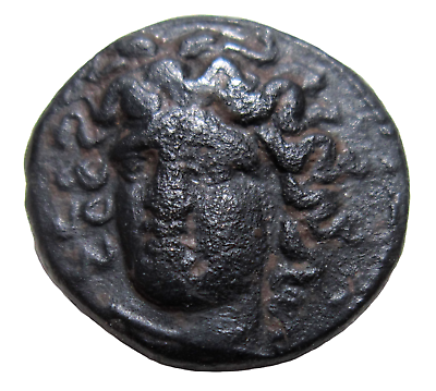 #ad THESSALY LARISSA AE 18 CIRCA 352 325 BC. NYMPH HORSEMAN. $195.00