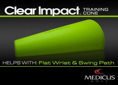 Medicus PureStrike Clear Impact Golf Swing Training Cone Correct Hand Position $12.99