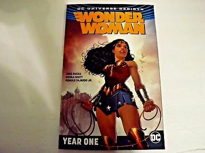 #ad Wonder Woman Vol. 2: Year One Rebirth Greg Rucka DC Comics TPB New $18.99