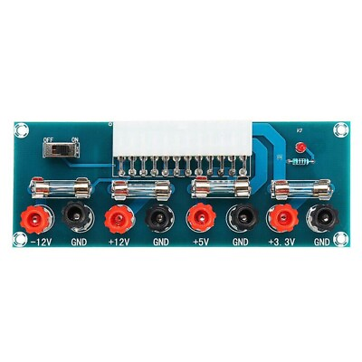 #ad #ad 24 Pins Atx Benchtop Board Computer Pc Supply Adapter Module V1Y3 AU $12.47