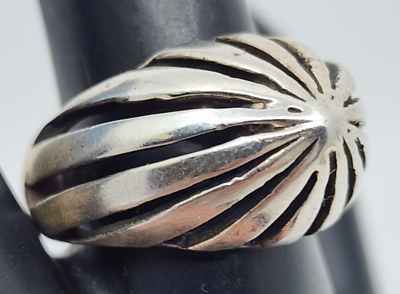 #ad Vintage Biker Gothic Style Sterling Silver 925 Mens Ring Size 8.5 $74.05