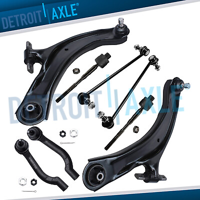#ad Front Lower Control Arms Tierods Sway Bars for 2008 2012 2013 Nissan Rogue $92.25