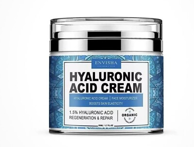 #ad Hyaluronic Acid Cream Fragrance Free Triple Power Anti Aging Moisturizer 1.7 oz $10.00