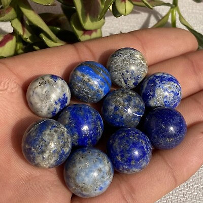 #ad 10pcs Wholesale Natural Lapis lazuli Ball Quartz Crystal Sphere Healing 15mm $13.51
