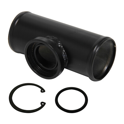 #ad 2.5quot; 63MM Flange Adapter Piping HKS SSQV SQV BOV Blow Off Valve Tube Pipe Black $18.81