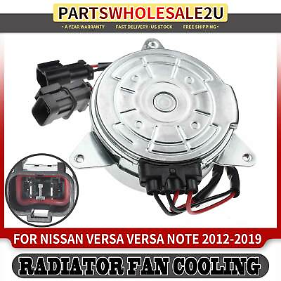 #ad Radiator Fan Cooling Motor for Nissan Versa 2012 2019 Versa Note 14 19 L4 1.6L $47.99