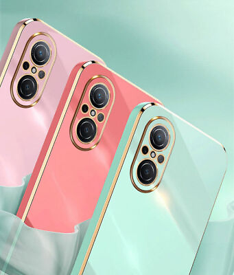 #ad For Huawei Nova 9 SE Shockproof Fashion Candy Plating Frame Soft TPU Case Cover $4.99