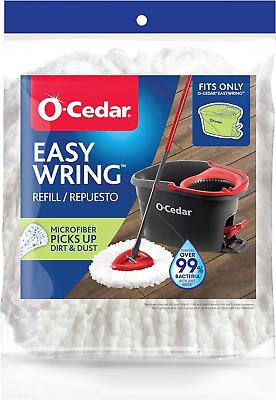 #ad O Cedar EasyWring Spin Mop Microfiber Refill White Packaging May Vary $15.99