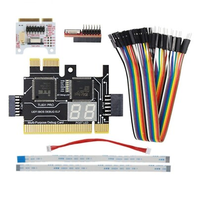 #ad TL631 Pro Diagnostic Card PCI PCI E PCI E Motherboard Multifunction Z4M31222 AU $66.99