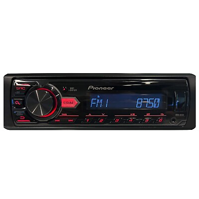 Pioneer MVH 85UB Single DIN AM FM Stereo USB AUX MP3 Digital Media Car Receiver $69.95