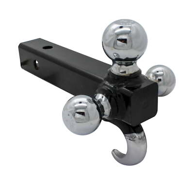 #ad 5001.1367 Tri Ball Trailer Hitch with Tow Hook $34.22