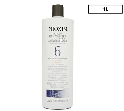 #ad NIOXIN System 6 Scalp Therapy Revitalise Therapy Conditioner Treated Thinning 1L AU $61.98