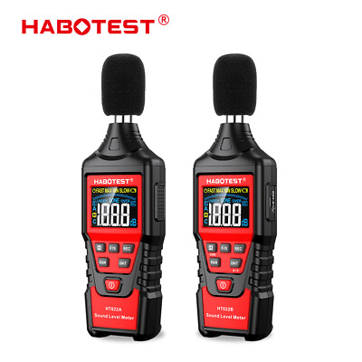 #ad HABOTEST Digital Sound Level Meter Decibel Meter Noise Tester 30dB 130dB HT622 $27.16