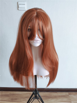 #ad Synthetic Wig Copper Red Women Heat Resistant Synthetic Long Straight Party $14.39