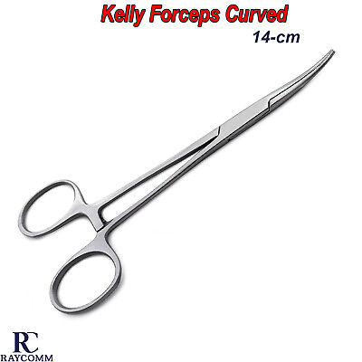 #ad Hemostat Kelly Forceps 14cm Straight Fishing Stainless Locking Clamps Instrument $6.99