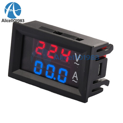 #ad AC60 500V 10A 50A 100A AC Voltage Current Meter Tester with transformer 3 phase $5.02