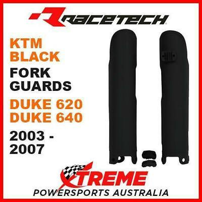 #ad Rtech KTM DUKE 620 640 2003 2007 Black Fork Guards Protectors AU $59.95