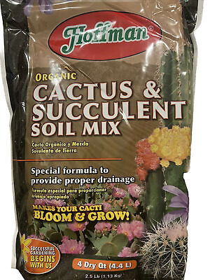 #ad Hoffman 10404 Organic Cactus and Succulent Soil Mix 4 Quarts $14.99