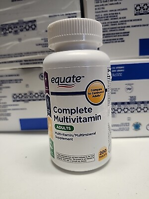 #ad Equate Complete Multivitamin Multimineral Supplement Tablets Adults 200 Count $10.90