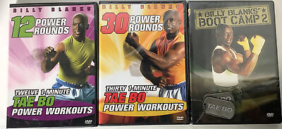#ad #ad Lot of Billy Blanks DVDs Boot Camp 2: Tae Bo Tae Bo 30 Power Pounds Tae Bo 12 $9.00