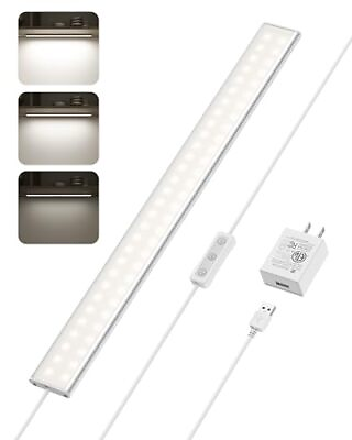 #ad Under Cabinet Lighting Upgrade 16inch LED Closet Light with Dimmable 4500K Da... $33.17