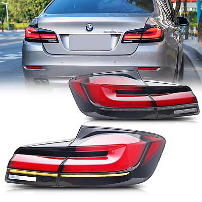 #ad LED Tail Lights for BMW 5 Series F10 M5 2011 2016 Animation Sequential Rear Lamp $319.99