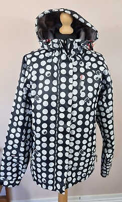 #ad Didriksons 1913 Storm System Size 40 Womans 12 14 Waterproof Jacket Patterned GBP 35.63