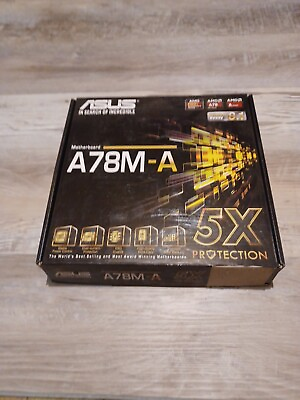 #ad ASUS Motherboard A78M A Open Box $75.00