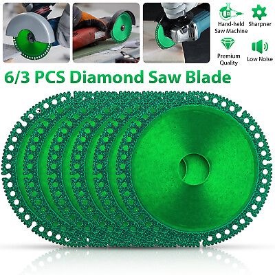 #ad 3 6PCS Multifunctional Cutting Disc Grinder Wheel Saw Blade Porcelain Tile Turbo $13.48