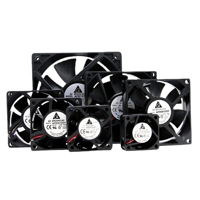 #ad Delta Cooling Computer Case Fan DC 40 50 60 70 80 90 14 12 mm 24V 2 pin $9.67