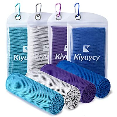 #ad 4 Pack Cooling Towel 40quot;x12quot; for Sweat，Ice Towel Quick Drying Neck Cooling Wr... $17.23
