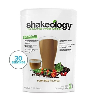 #ad Shakeology Café Latte Plant Based Vegan Shakeology 30 Servings Bag NEW SALE OFF $99.99
