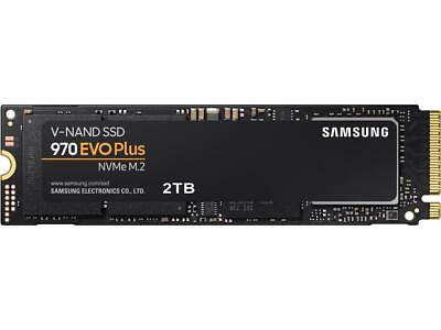 #ad SAMSUNG 2TB 970 EVO PLUS M.2 2280 PCIe 3.0 NVMe 1.3 V NAND 3bit MLC SSD Drive $149.99