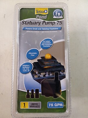 #ad TETRA POND Statuary Pump 75 GPH Powers Small amp; Tabletop Fountains $30.00
