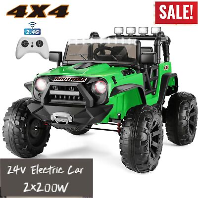 #ad 24V Powered Electric Off Road UTV Ride Toy 400W Electric Vehicle with Remoteamp;LED $289.99