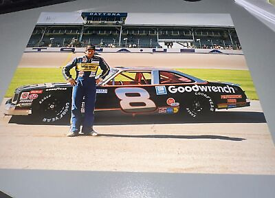 #ad 1987 Dale Earnhardt #8 Goodwrench Nova Daytona 500 Nascar Racing 8x10 Pose Photo $9.99