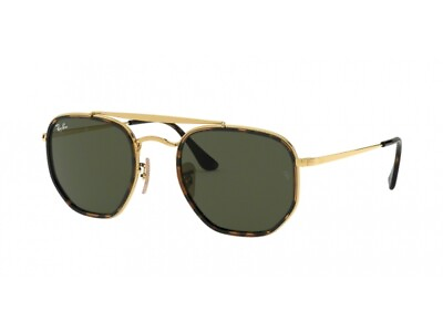 #ad Sunglasses Ray Ban RB3648M Marshall Green Gold 001 Authentic $126.97