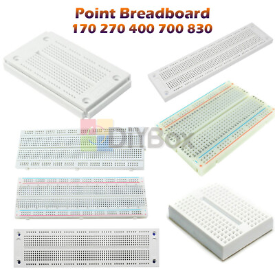 #ad Mini 830 700 400 270 170 Tie Points Durable Solderless Breadboard PCB Board $4.19