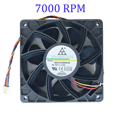 #ad #ad New 7000RPM Cooling Fan Replacement 4 pin For Antminer Bitmain S7 S9 S15 T9 T15 $16.68