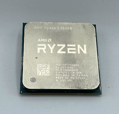 #ad AMD Ryzen 5 5600X 4th Gen 6 Core 12 Threads Unlocked Desktop Processor Used $128.99