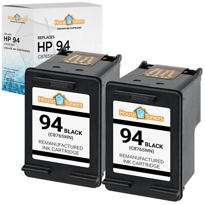 #ad 2PK for HP 94 Ink Cartridges for HP Officejet H470 6210 7310 7210 7410 100 $12.95