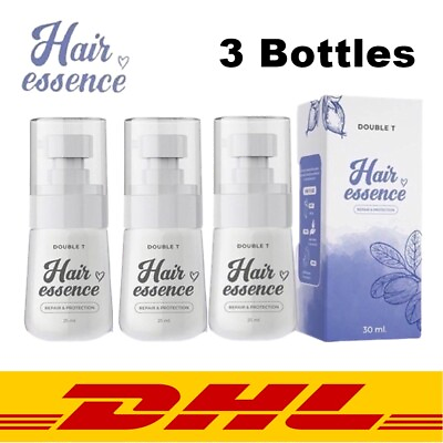 #ad 3x 30ml Hair Essence Double T Healthy Serum Growth Nourish Very Fast Not Frizzy $68.85