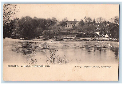 #ad Porvoo Finland Postcard V.Harg Ostergotland Bosgard Manor House c1905 Posted $29.95
