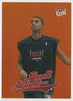 #ad 2004 05 Ultra Basketball #194 Dorell Wright RC Miami Heat $1.10