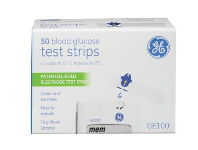 #ad GE100 Test Strips 50ct $19.64